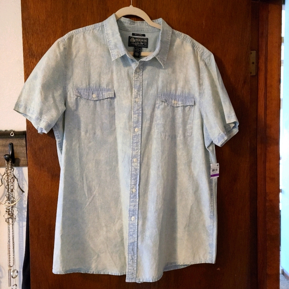 Beach Short Sleeve Button Down